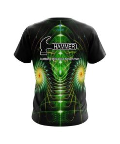 Alternative view of Hammer Vortex Green CoolWick Bowling Jersey
