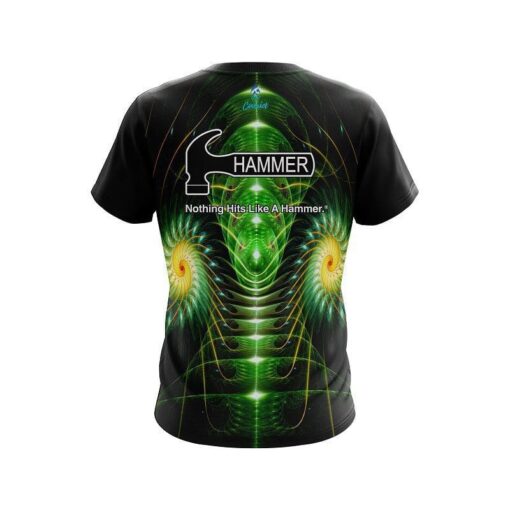 Hammer Vortex Green CoolWick Bowling Jersey - Image 2