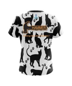 Alternative view of Hammer Black Cat CoolWick Bowling Jersey