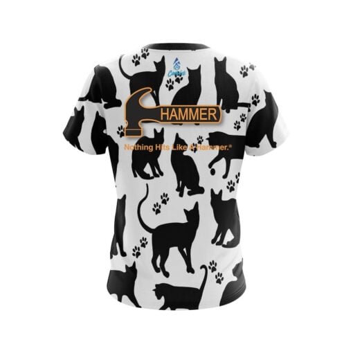 Hammer Black Cat CoolWick Bowling Jersey - Image 2