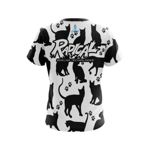 Radical Black Cat CoolWick Bowling Jersey - Image 2