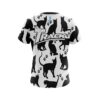 Track Black Cat CoolWick Bowling Jersey - Image 2