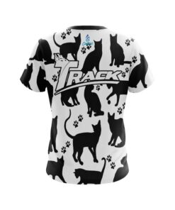Alternative view of Track Black Cat CoolWick Bowling Jersey