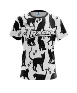 Track Black Cat CoolWick Bowling Jersey