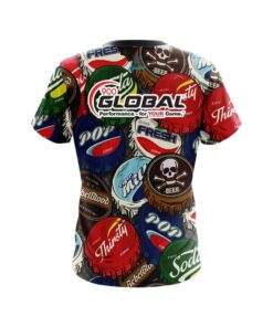 Alternative view of 900 Global Bottle Caps CoolWick Bowling Jersey