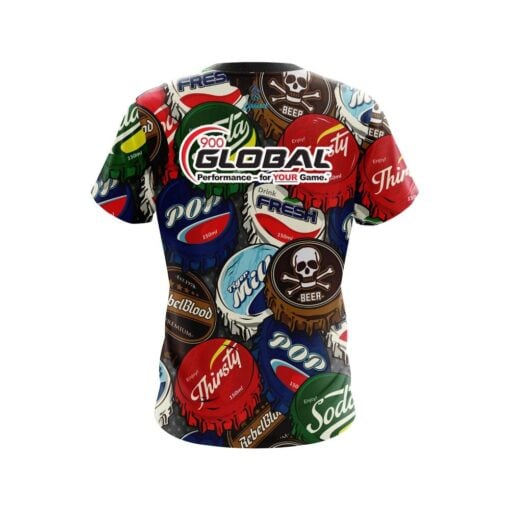 900 Global Bottle Caps CoolWick Bowling Jersey - Image 2