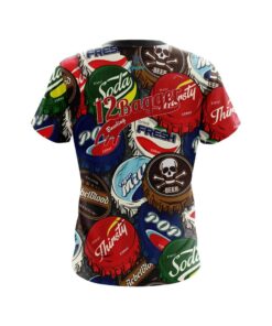 Alternative view of 12Bagger Bottle Caps CoolWick Bowling Jersey