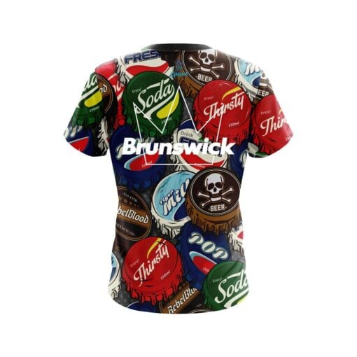 Brunswick Bottle Caps CoolWick Bowling Jersey - Image 2