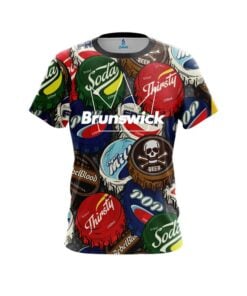 Brunswick Bottle Caps CoolWick Bowling Jersey