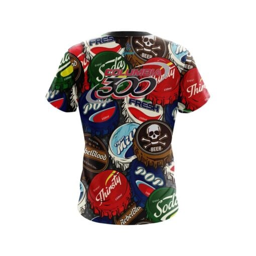 Columbia 300 Bottle Caps CoolWick Bowling Jersey - Image 2