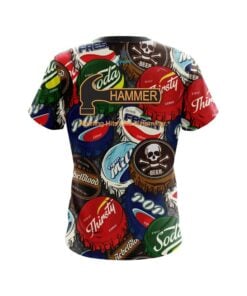 Alternative view of Hammer Bottle Caps CoolWick Bowling Jersey