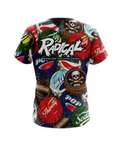 Alternative view of Radical Bottle Caps CoolWick Bowling Jersey