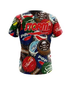 Alternative view of Storm Bottle Caps CoolWick Bowling Jersey