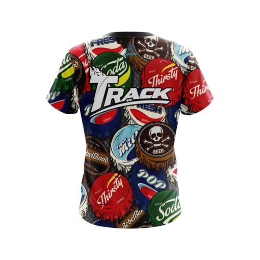 Track Bottle Caps CoolWick Bowling Jersey - Image 2