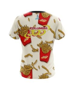 Alternative view of Columbia 300 French Fries White CoolWick Bowling Jersey