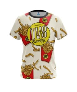 DV8 French Fries White CoolWick Bowling Jersey