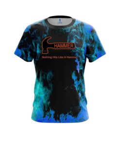 Hammer Blue Flame CoolWick Bowling Jersey