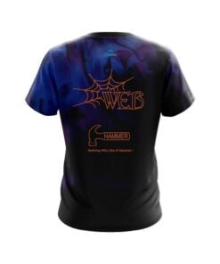 Alternative view of Hammer Web Blue CoolWick Bowling Jersey