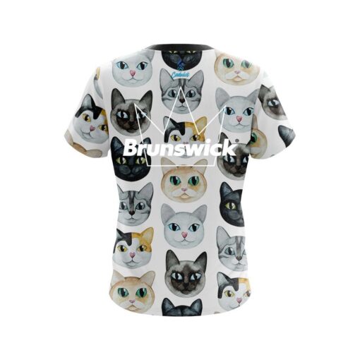 Brunswick Kitty Kats CoolWick Bowling Jersey - Image 2