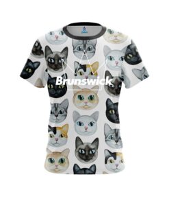 Brunswick Kitty Kats CoolWick Bowling Jersey
