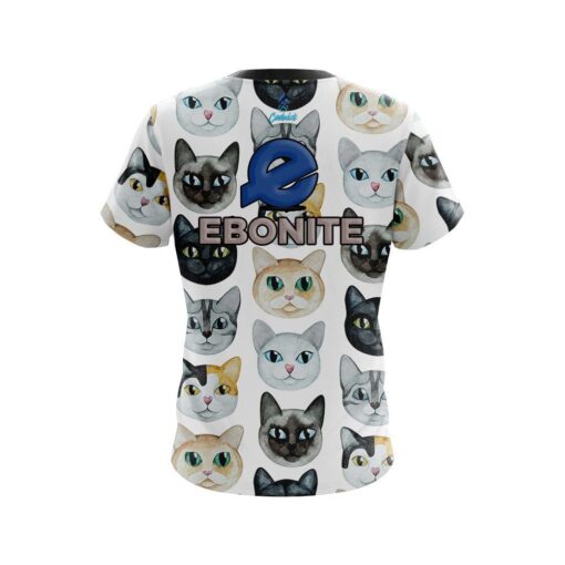 Ebonite Kitty Kats CoolWick Bowling Jersey - Image 2