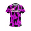900 Global Pink Black Cat CoolWick Bowling Jersey