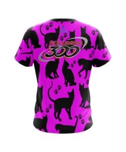 Alternative view of Columbia 300 Pink Black Cat CoolWick Bowling Jersey