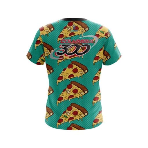 Columbia 300 Pizza CoolWick Bowling Jersey - Image 2