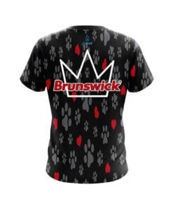 Alternative view of Brunswick Puppy Love Black CoolWick Bowling Jersey