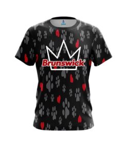 Brunswick Puppy Love Black CoolWick Bowling Jersey