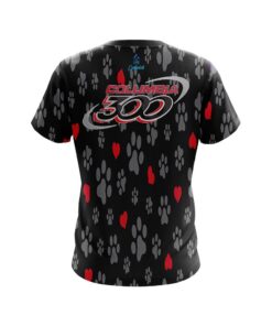Alternative view of Columbia 300 Puppy Love Black CoolWick Bowling Jersey