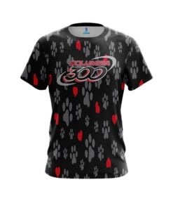Columbia 300 Puppy Love Black CoolWick Bowling Jersey