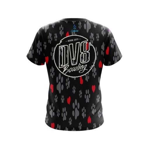 DV8 Puppy Love Black CoolWick Bowling Jersey - Image 2