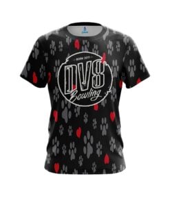DV8 Puppy Love Black CoolWick Bowling Jersey