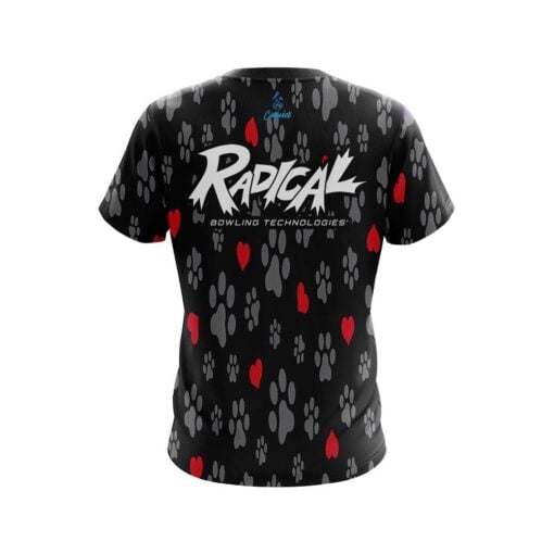 Radical Puppy Love Black CoolWick Bowling Jersey - Image 2