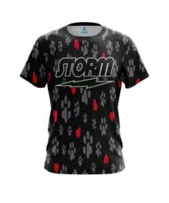 Storm Puppy Love Black CoolWick Bowling Jersey
