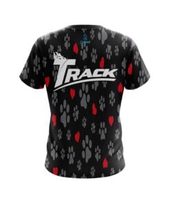 Alternative view of Track  Puppy Love Black CoolWick Bowling Jersey