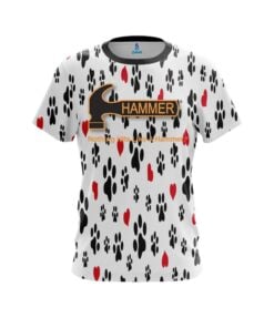 Hammer Puppy Love White CoolWick Bowling Jersey