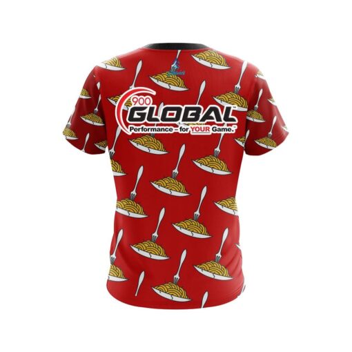 900 Global Spaghetti CoolWick Bowling Jersey - Image 2