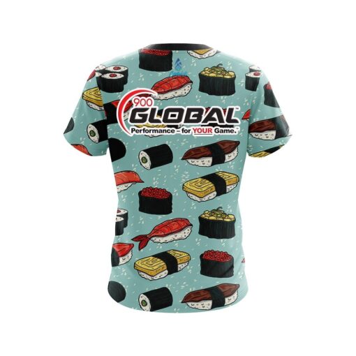900 Global Sushi CoolWick Bowling Jersey - Image 2