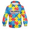 900 Global Autism Awareness CoolWick Bowling Hoodie
