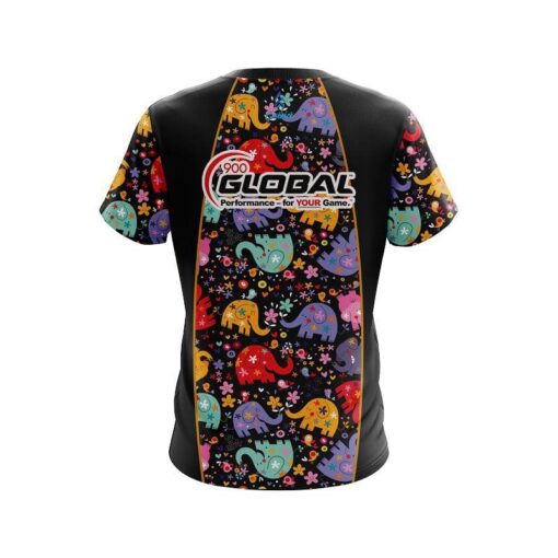 900 Global Elephant Love CoolWick Bowling Jersey - Image 2