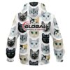 900 Global Kitty Kats CoolWick Bowling Hoodie - Image 2
