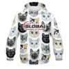 900 Global Kitty Kats CoolWick Bowling Hoodie