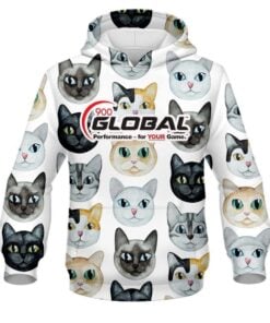 900 Global Kitty Kats CoolWick Bowling Hoodie