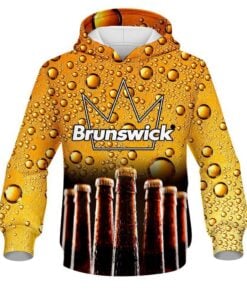Brunswick Beer Bottles CoolWick Bowling Hoodie