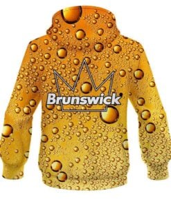 Alternative view of Brunswick Beer Bubbles CoolWick Bowling Hoodie