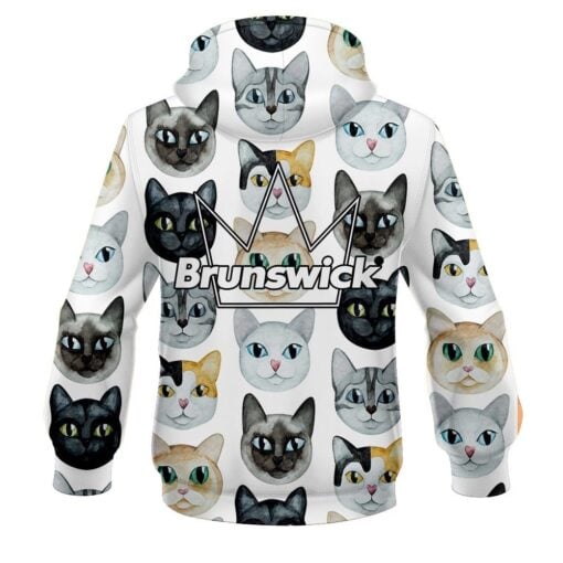 Brunswick Kitty Kats CoolWick Bowling Hoodie - Image 2