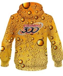 Alternative view of Columbia 300 Beer Bubbles CoolWick Bowling Hoodie