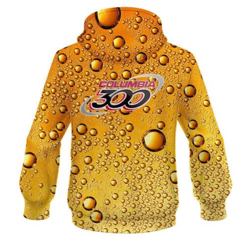 Columbia 300 Beer Bubbles CoolWick Bowling Hoodie - Image 2